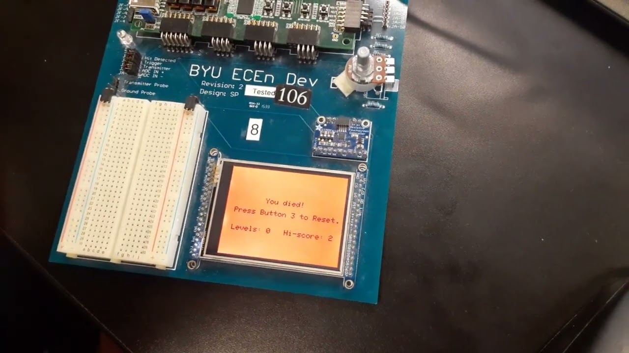 BYU ECEn 330 Lab 9 Demo - Snake
