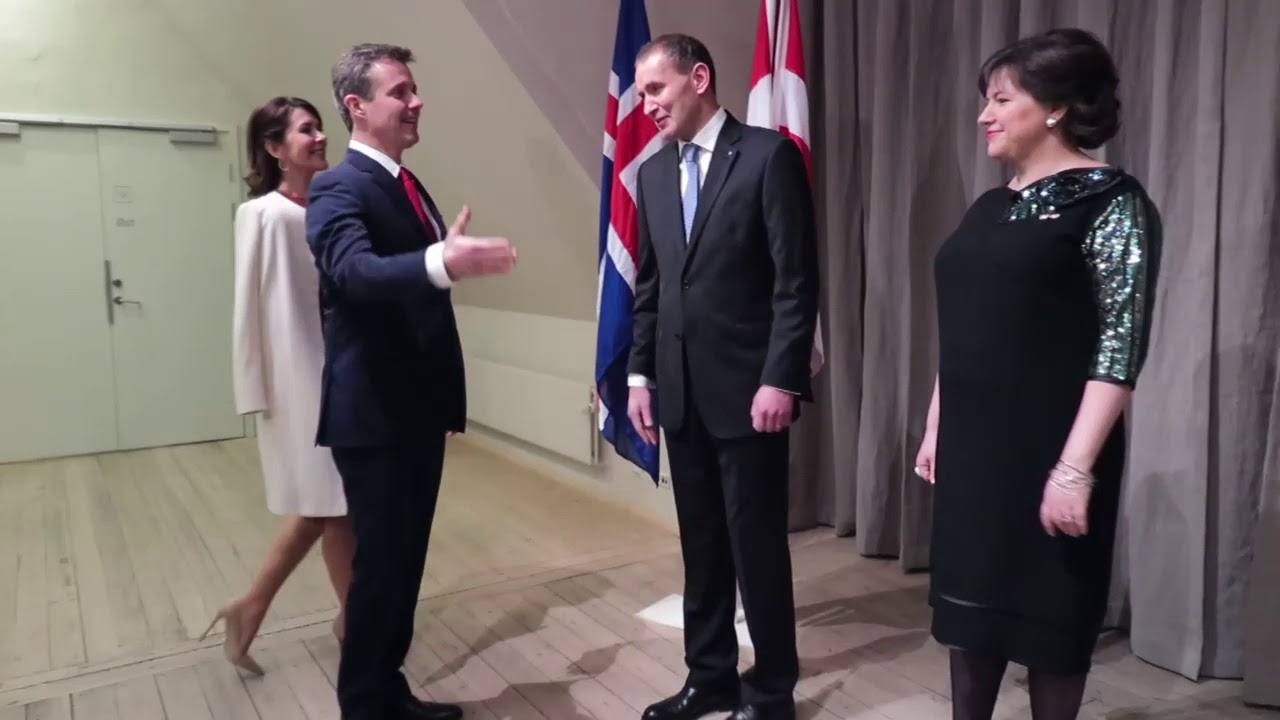 Islandsk præsident underholdt kongefamilien