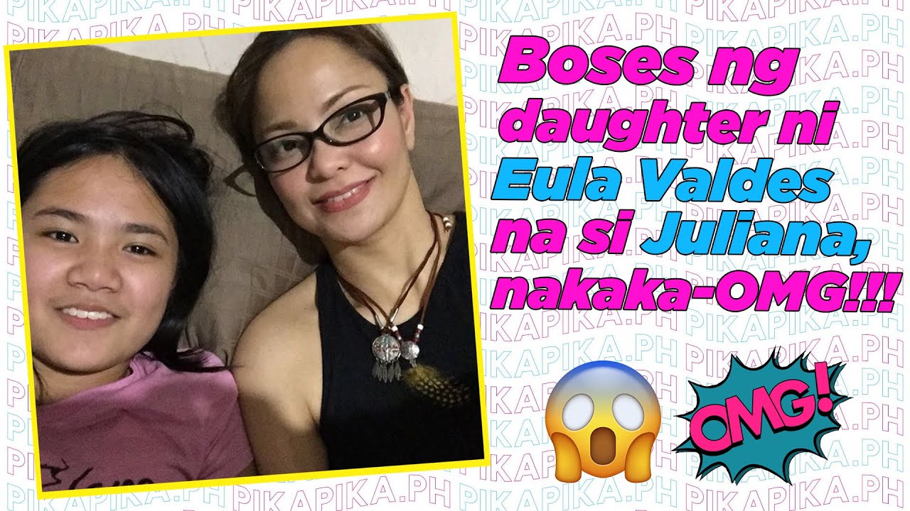 Boses ng daughter ni Eula Valdes, nakaka-OMG!!!