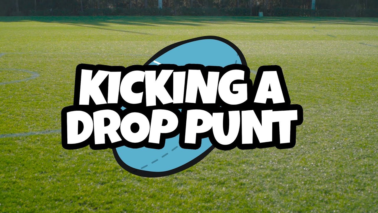 How to Play AFL - 5. Kicking a Drop Punt