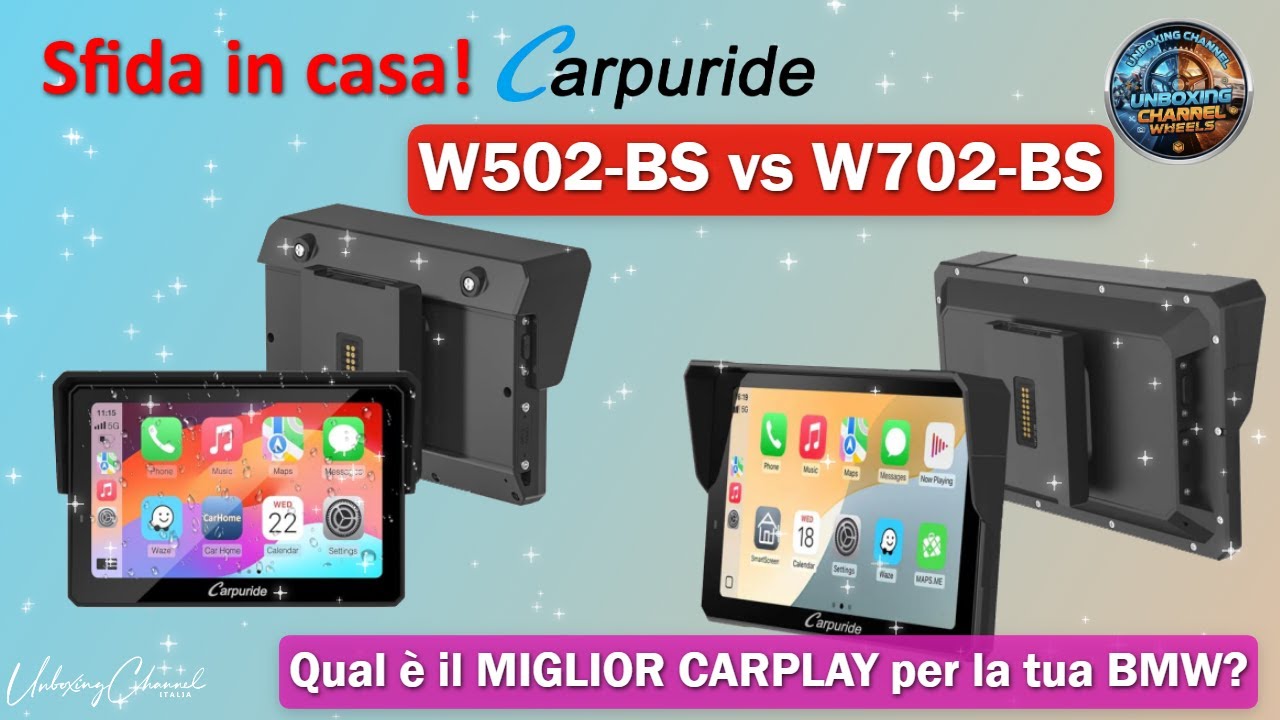 Carpuride W502 BS vs W702 BS – Qual è il MIGLIOR CARPLAY per la tua BMW?