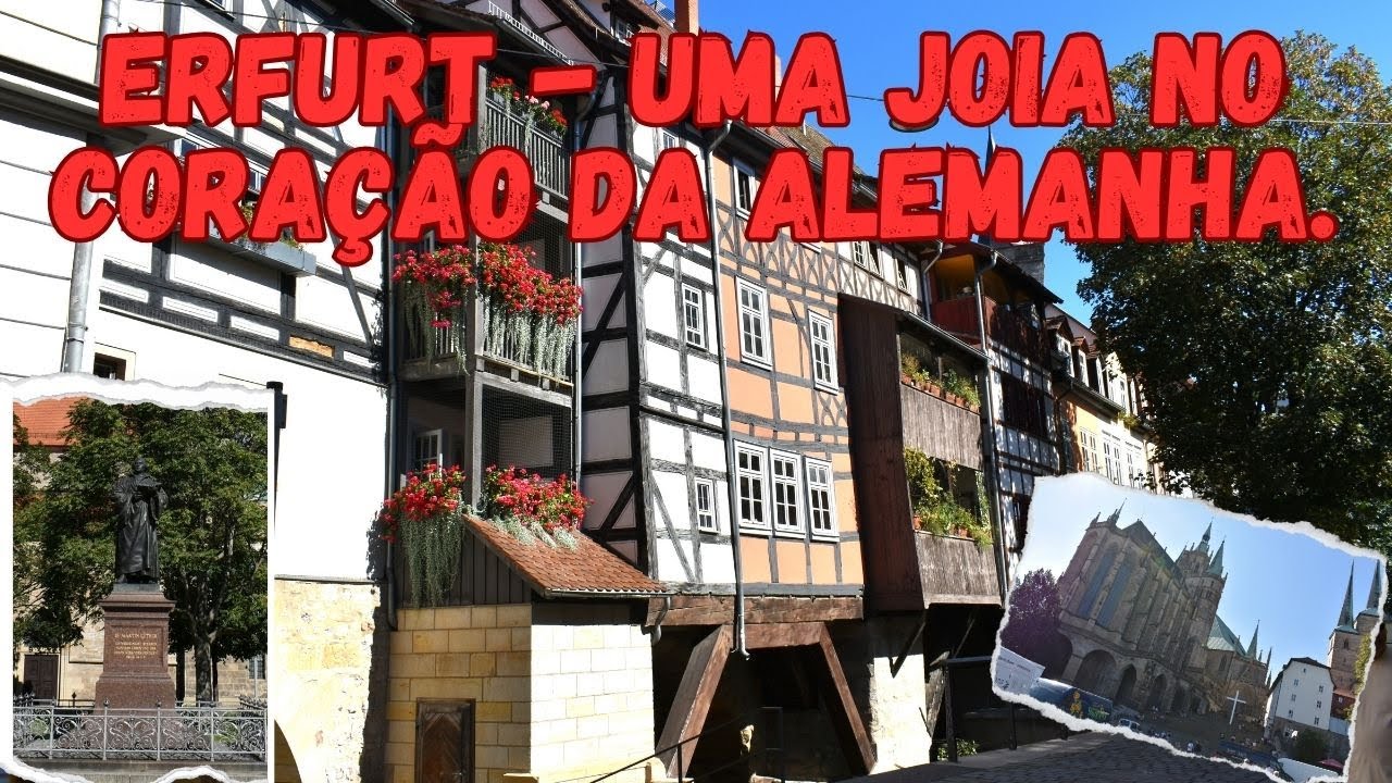 UMA PONTE HABITADA E UM SINO DE SOM ÚNICO | Europaaos40 em Erfurt