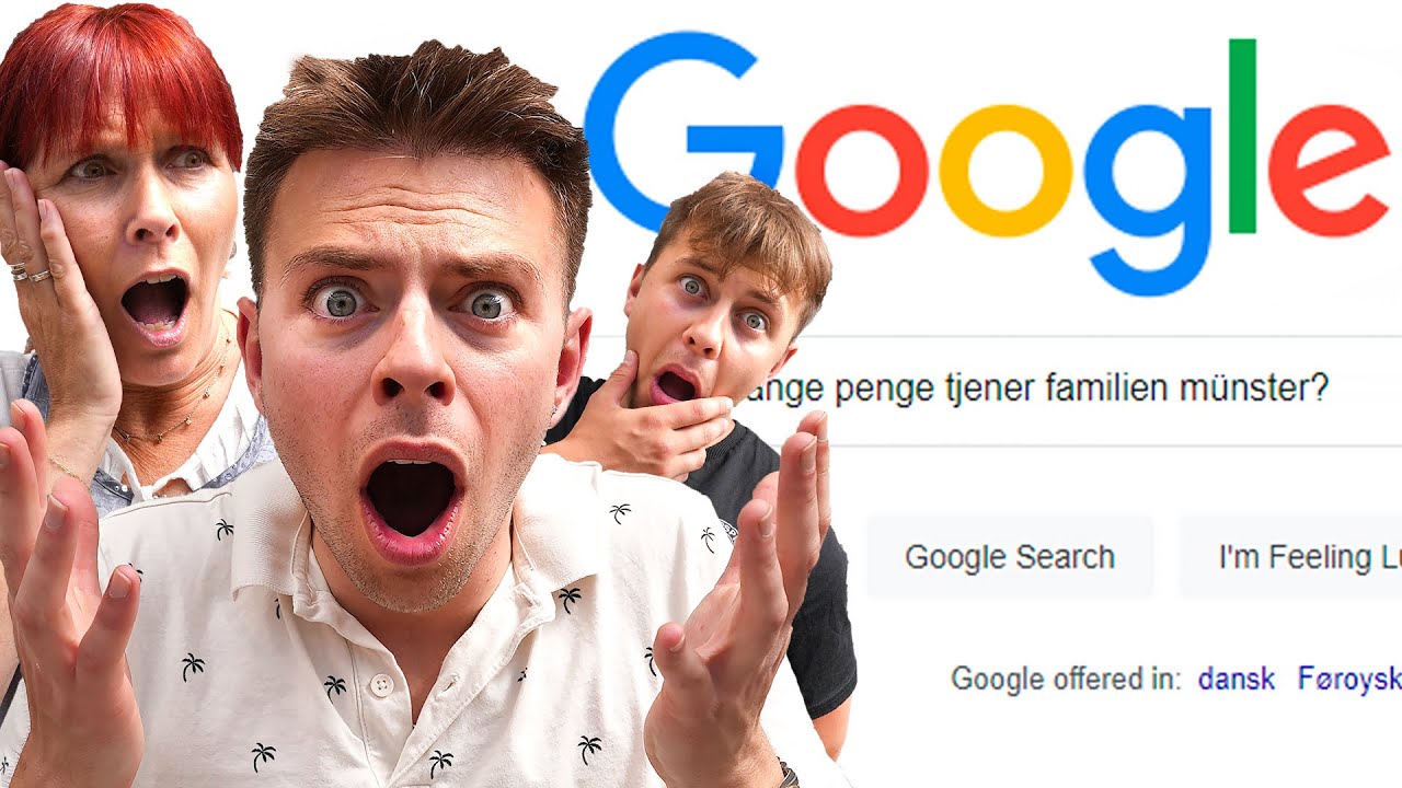 Familien Münster Googler sig selv