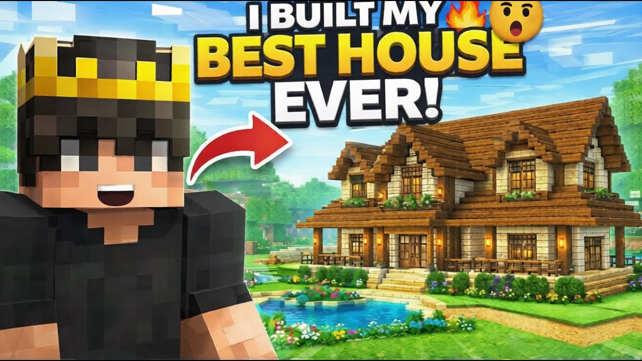 I Built My BEST House Ever in Minecraft! 🏡🔥