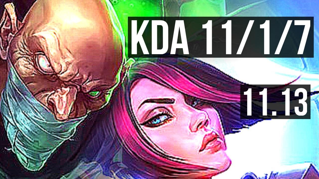 SINGED vs FIORA (TOP) | 3.3M mastery, 11/1/7, Legendary, 400+ games | EUW Master | v11.13