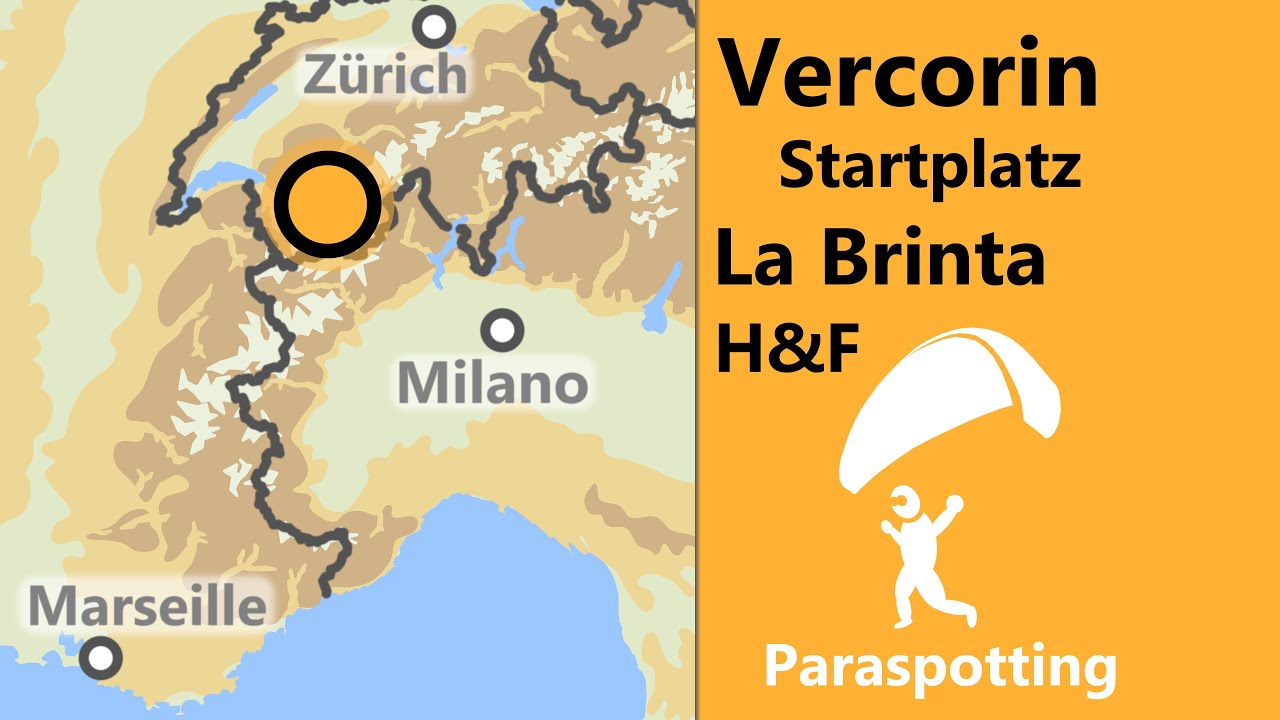 Startplatz La Brinta (H&F) Vercorin Schweiz | Paraspotting
