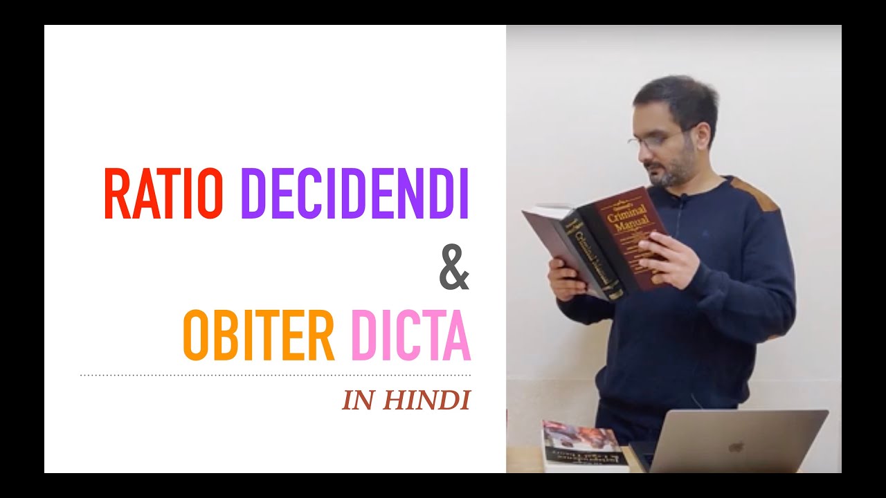 Ratio Decidendi Obiter Dicta in Hindi