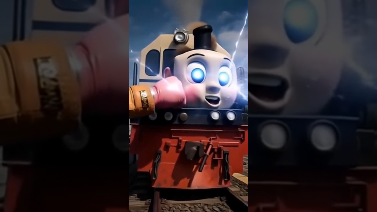 KERETA API LOKOMOTIF VINTAGE THOMAS THUNDER #keretaapi #train #lokomotif #railway