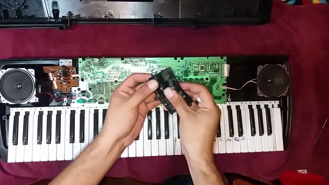 Que hay dentro de un teclado???? casio ctk 700