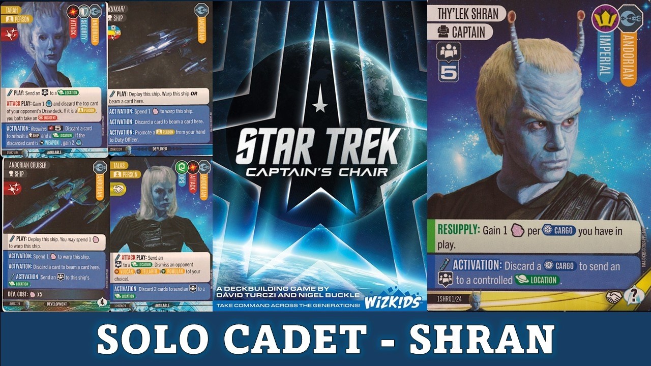 DGA Plays Board Games: Star Trek: Captain's Chair - Solo / Cadet Practice #5 (Shran)