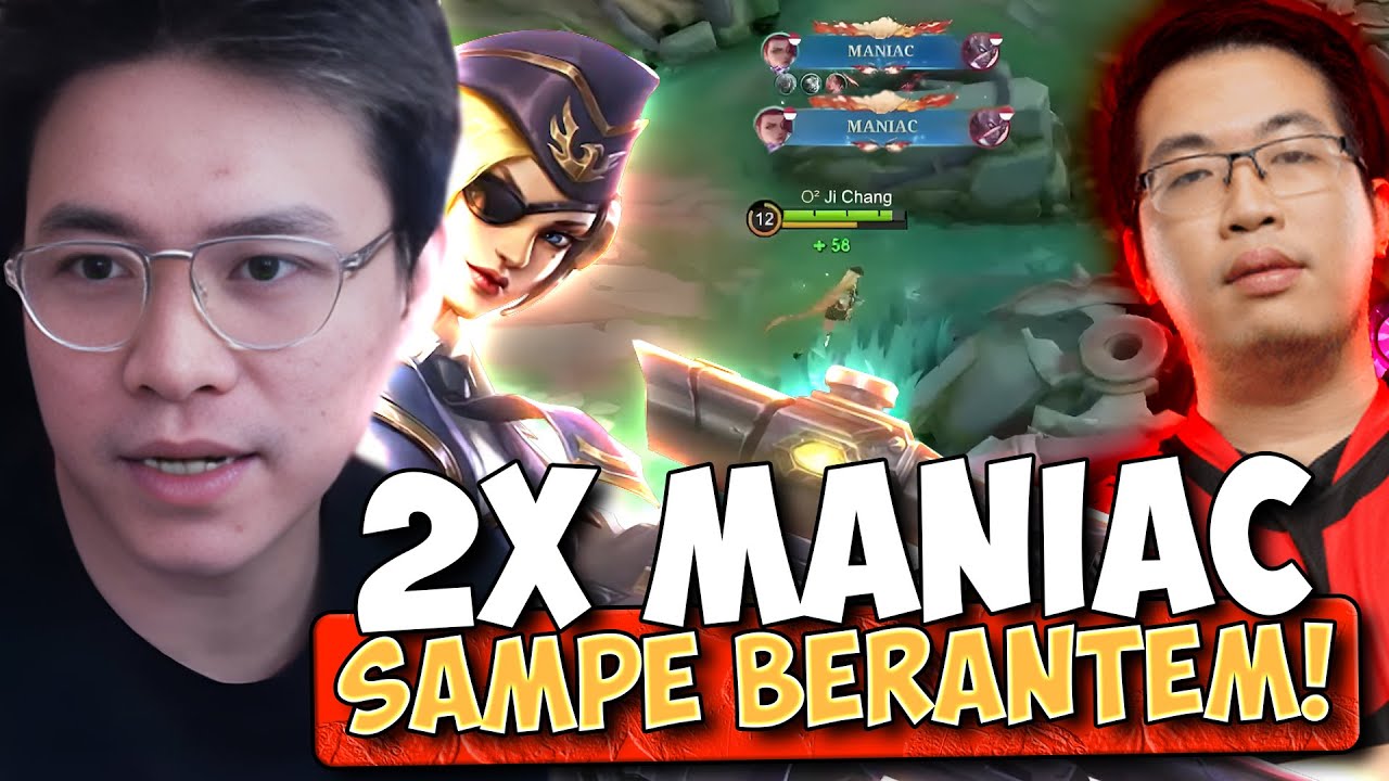 2X MANIAC, TUTURUUU DAN @AyamJAGO Gaming  SAMPE RIBUT CUMA KARENA LORD KECURI !! - Mobile Legends