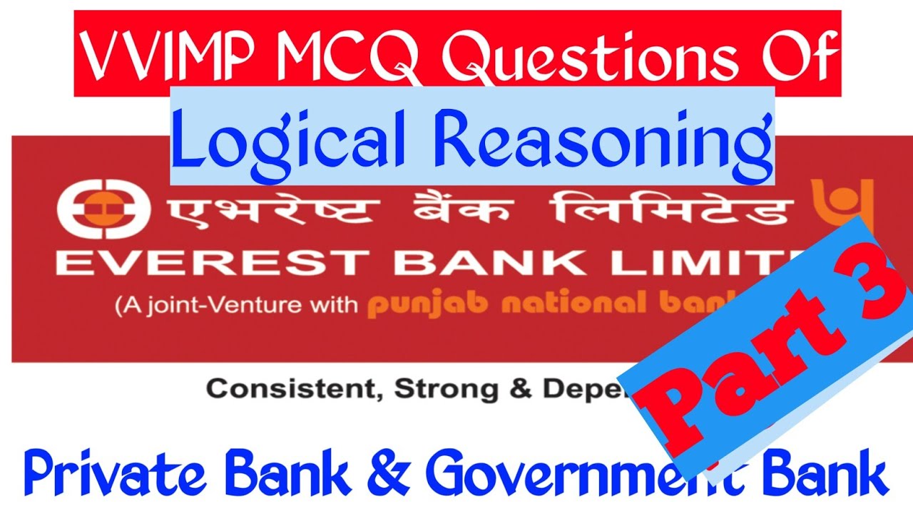 VVIMP Logical Reasoning Questions // Everest Bank IMP Question // Private Bank exam Question