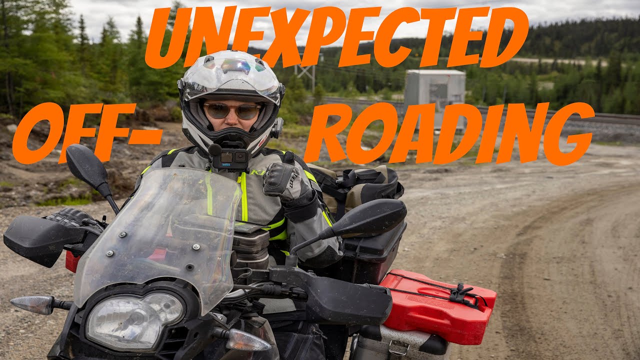 When a Canadian highway turns to DIRT. A motorcycle trip in Saskatchewan with off-roading [XCAN-E3]