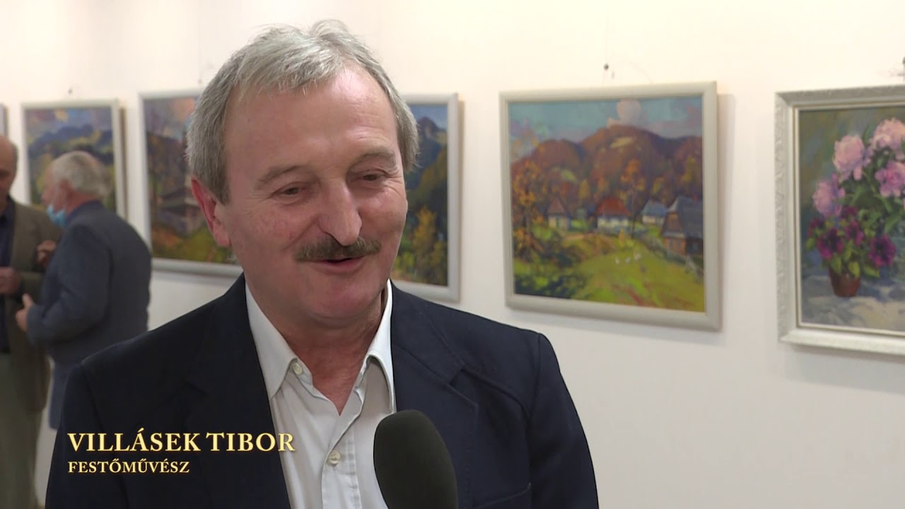 2021.02.15. - VILLÁSEK TIBOR FESTŐMŰVÉSZ KIÁLLÍTÁSÁNAK MEGNYITÓJA