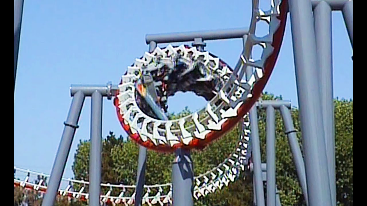 Stealth (2002 Restricted Area Off-Ride Footage) - Paramount's Great America California
