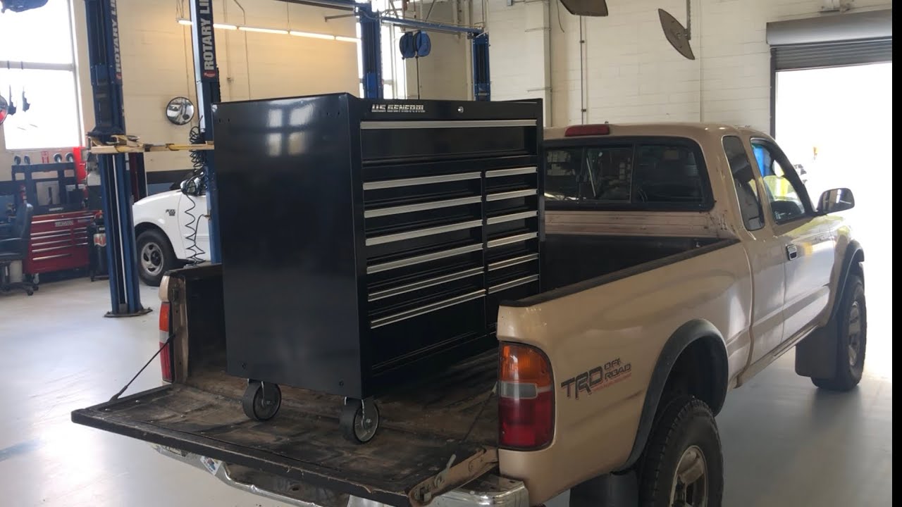 NEW Harbor Freight tool box after being promoted to flat rate Honda line tech