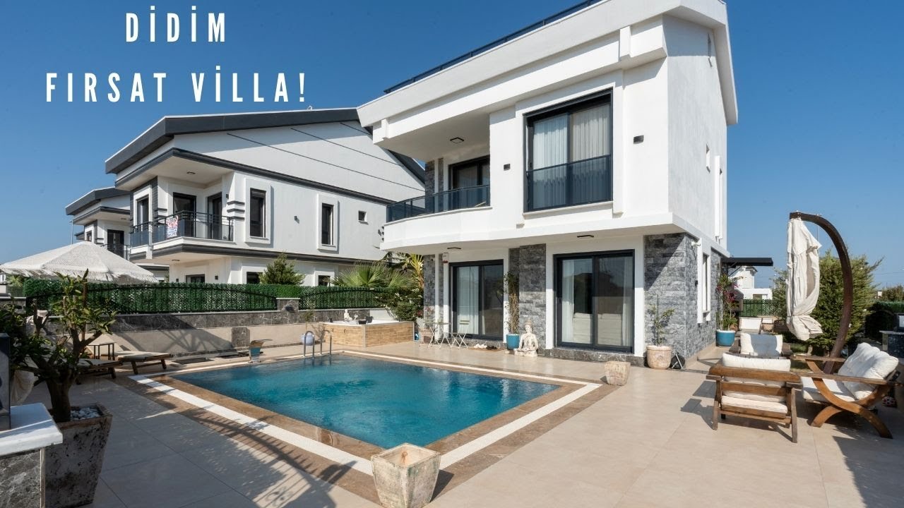 Didim Efeler'de Zevkle Döşenmiş Denize Yakın Mesafede Satılık Müstakil Villa #230