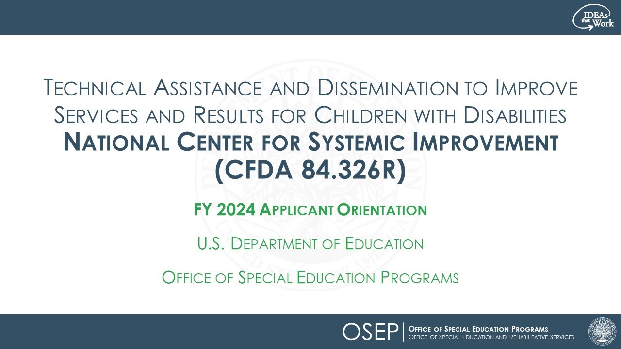 84.326R Applicant Orientation Webinar - Fiscal Year 2024