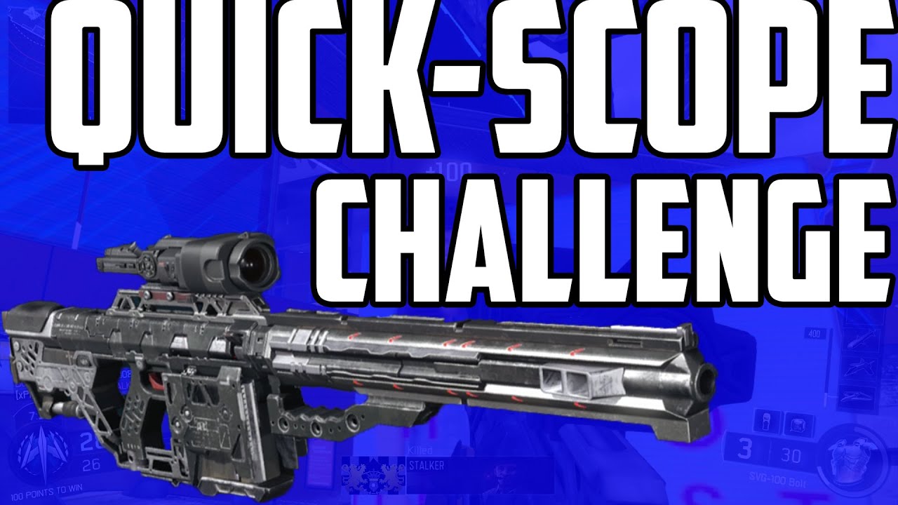 HARDCORE QUICKSCOPING (SVG-100 SNIPER CHALLENGE) - Call Of Duty: Black Ops 3 Multiplayer Gameplay