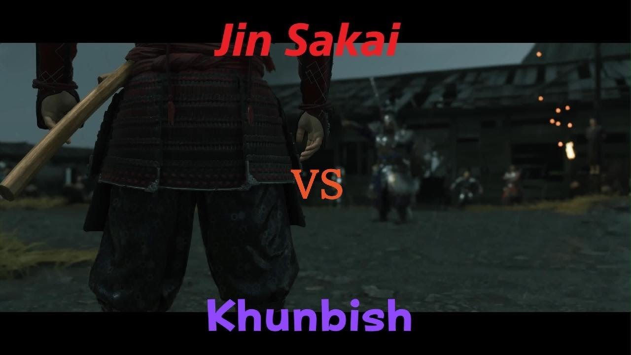 Ghost of Tsushima Jin Sakai vs Khunbish