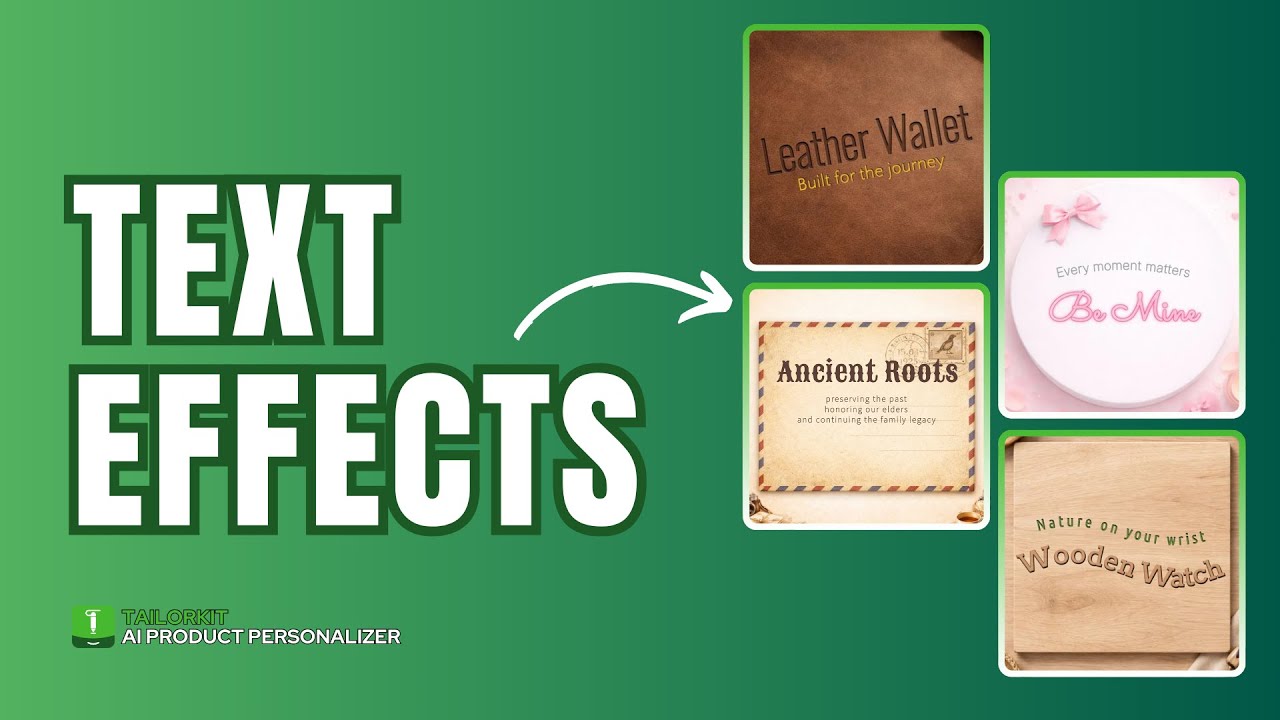 Text Effects for Realistic Looks