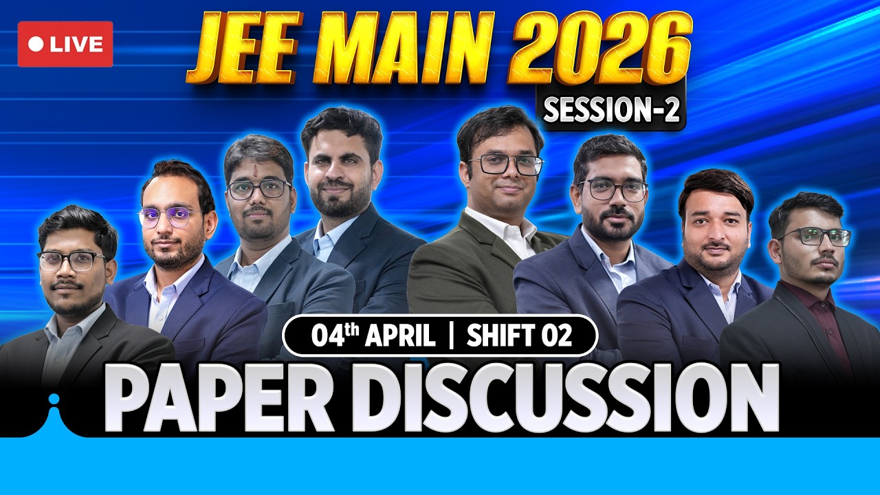 JEE Main 2026 Paper Solutions (April 4, Shift 2) | JEE Main 2026 Answer Solutions & Exam Analysis