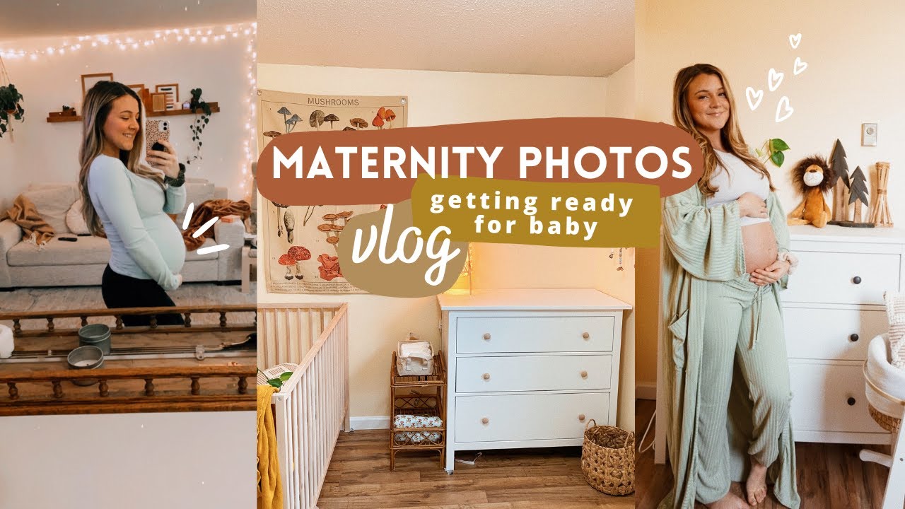 TAKING MY MATERNITY PHOTOS...getting ready for baby..vlog