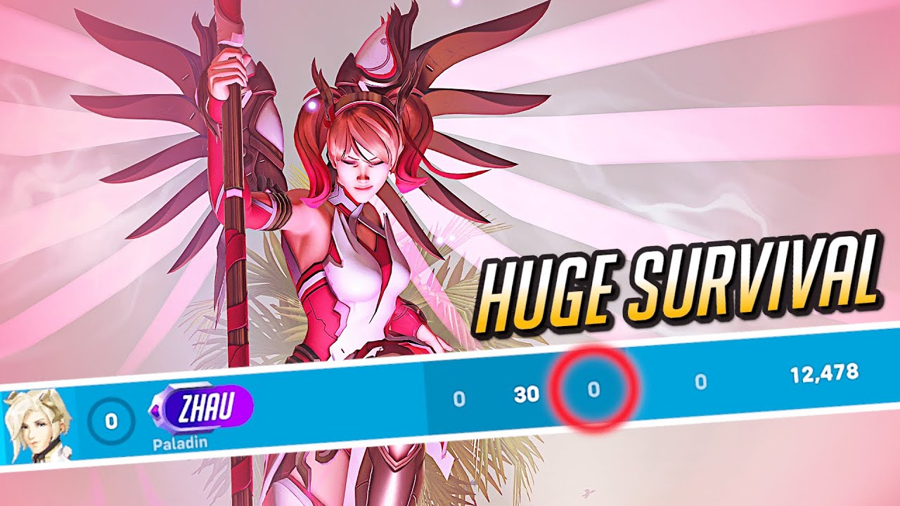 *0 Deaths* With Mercy In Top 500! 🌸 Season 14 Mercy - Overwatch 2