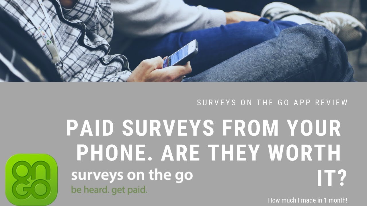 Paid Surveys: Surveys On The Go App Review (How Much I Made)