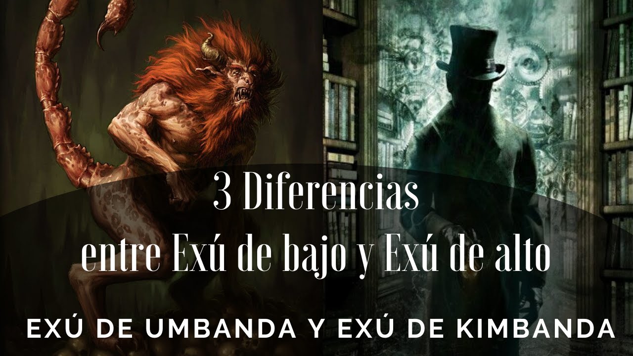 Diferencia entre Exú de bajo y Exú de alto | Diferencia entre Exú de Umbanda y Exú de Kimbanda