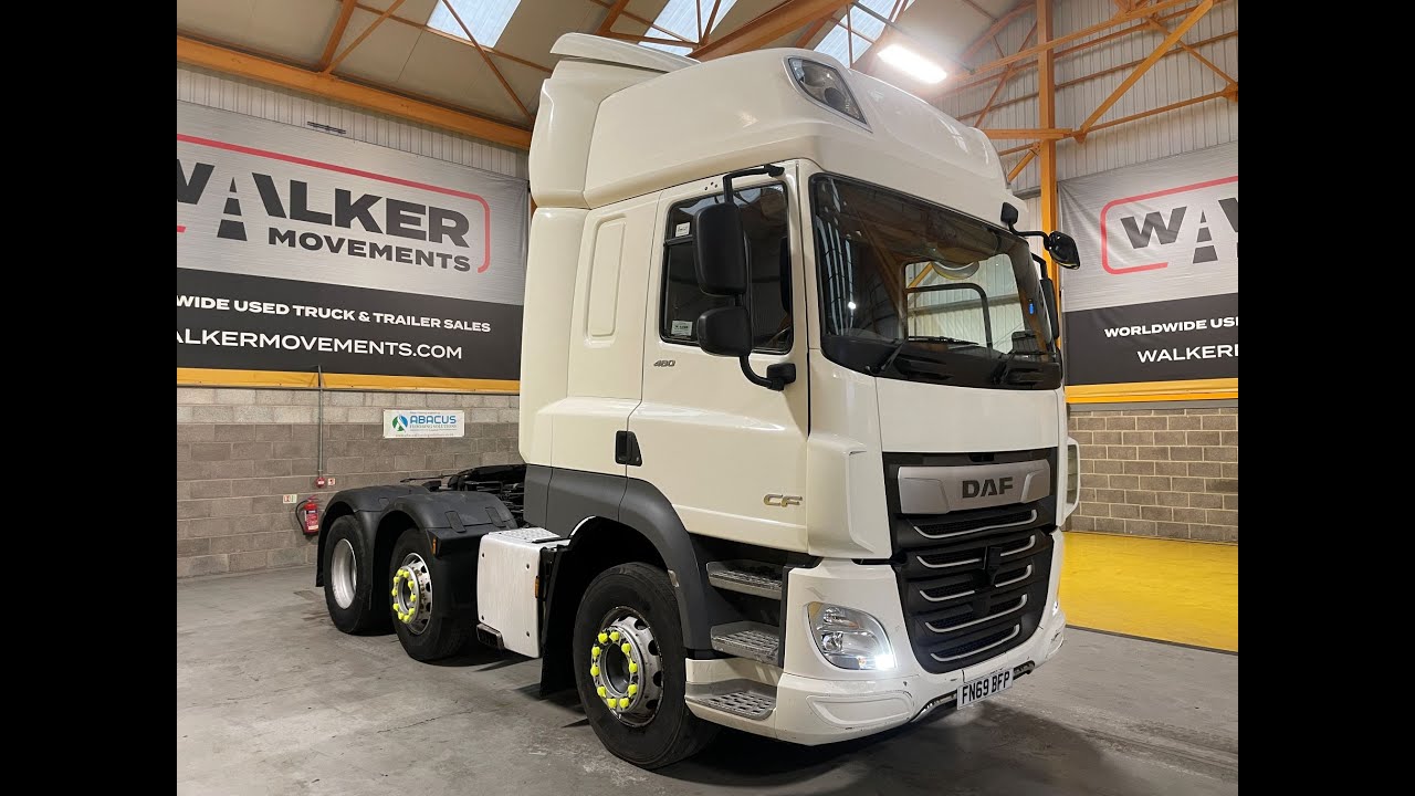 New In Stocklist For Sale: DAF CF480 *EURO 6* SPACE CAB 6X2 TRACTOR UNIT – 2019 – FN69 BFP