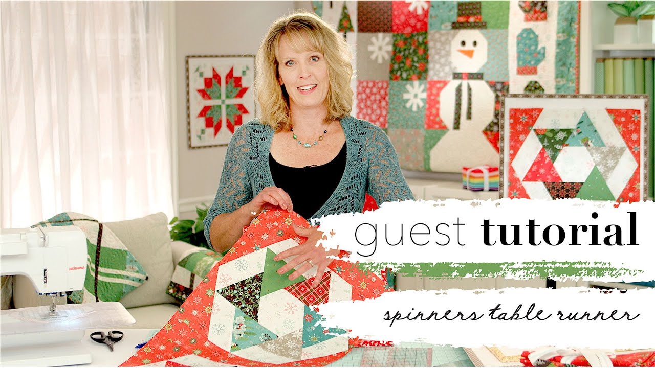 Guest Tutorial: Heather Peterson's Spinner Block Table Runner