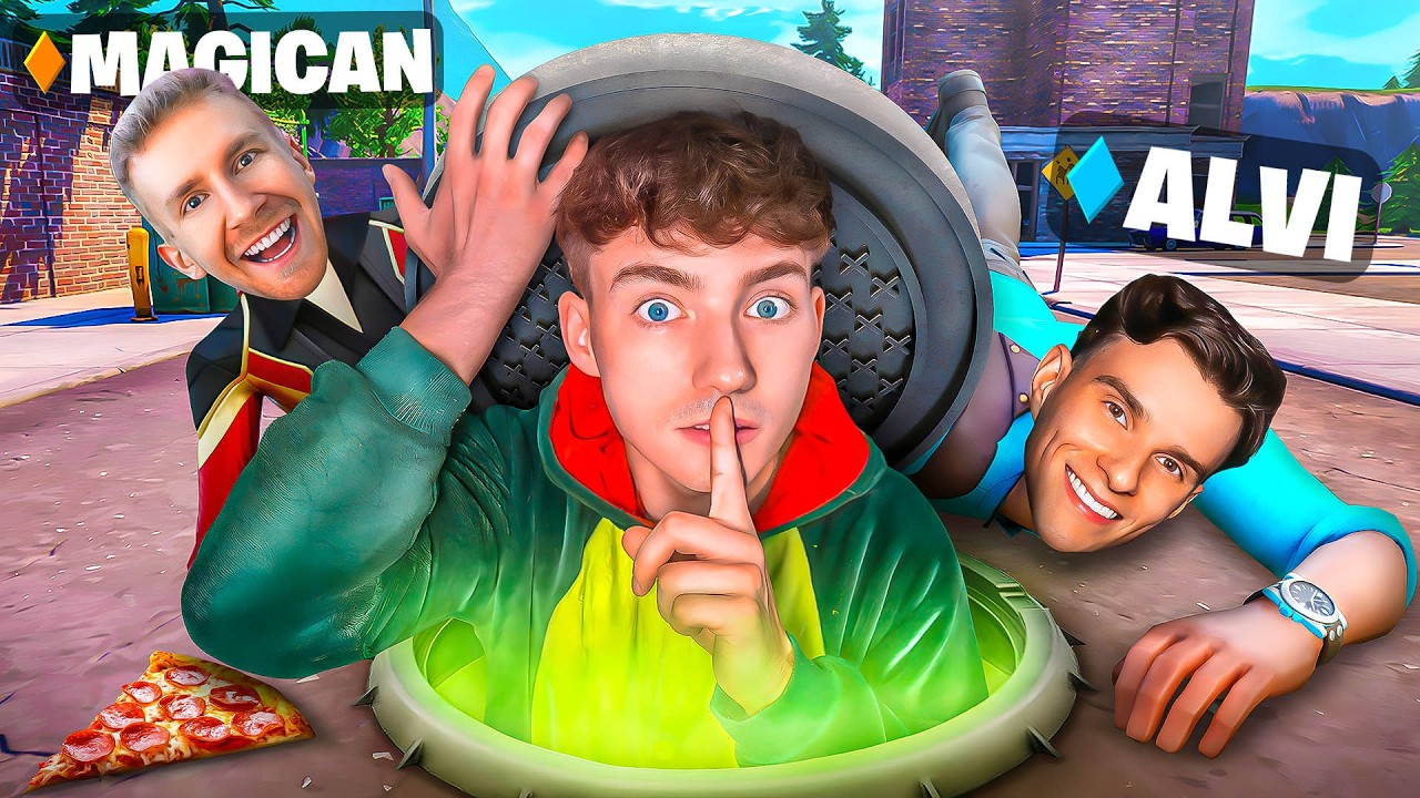 Das UMGEKEHRTE YouTuber HIDE AND SEEK in FORTNITE! 🏆🫨