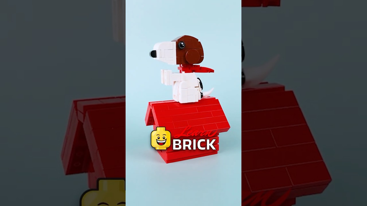 BUILD Your Own SNOOPY World War 1 Flying Ace LEGO Masterpiece! #lego #snoopy