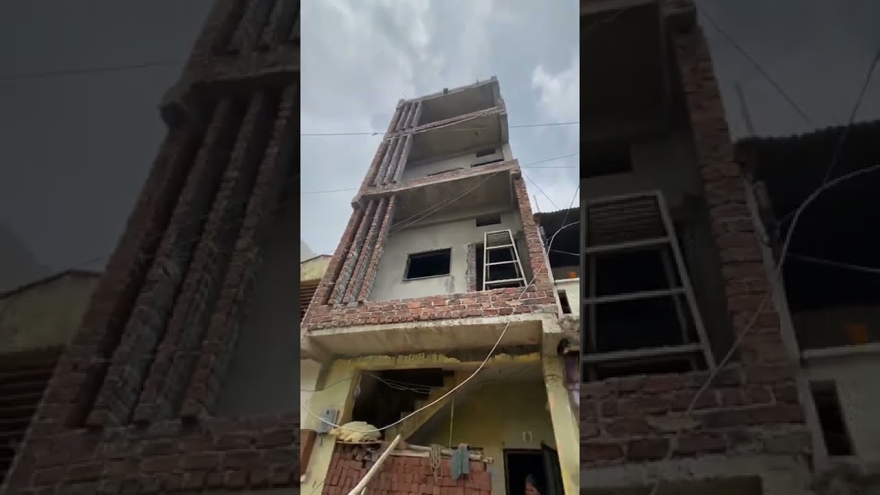 Front elevation under construction 