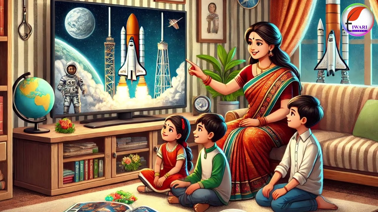 Kids Story | Story Telling | Kahani | Hindi Story | Class 3 English Santoor Chapter 12 Chandrayaan.