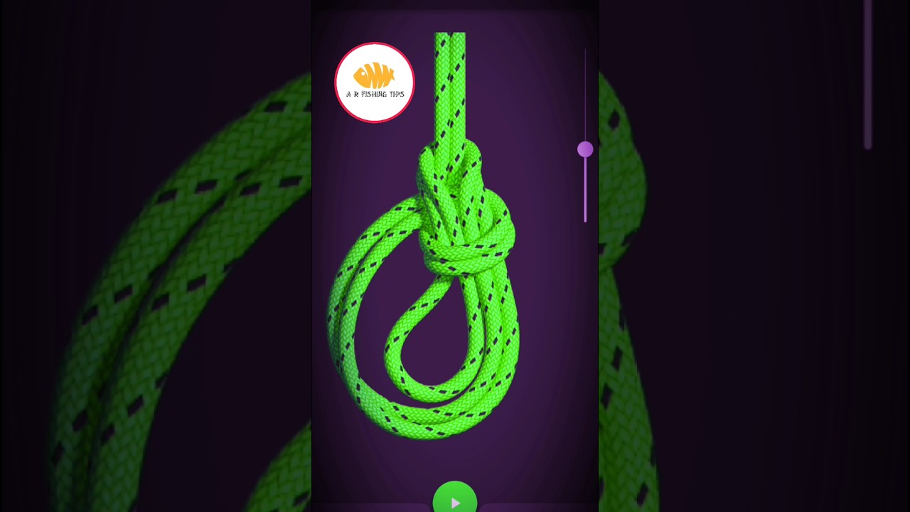 Three Loop Bowline #youtubeshorts #short