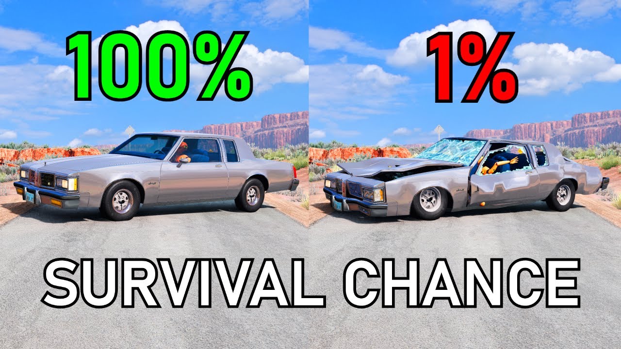 Realistic Survival Chance Crashes #24 | BeamNG.drive