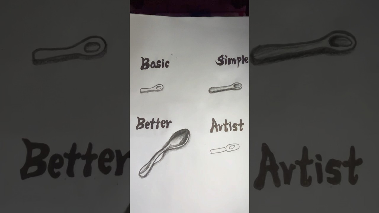 Spoon drawing🥄