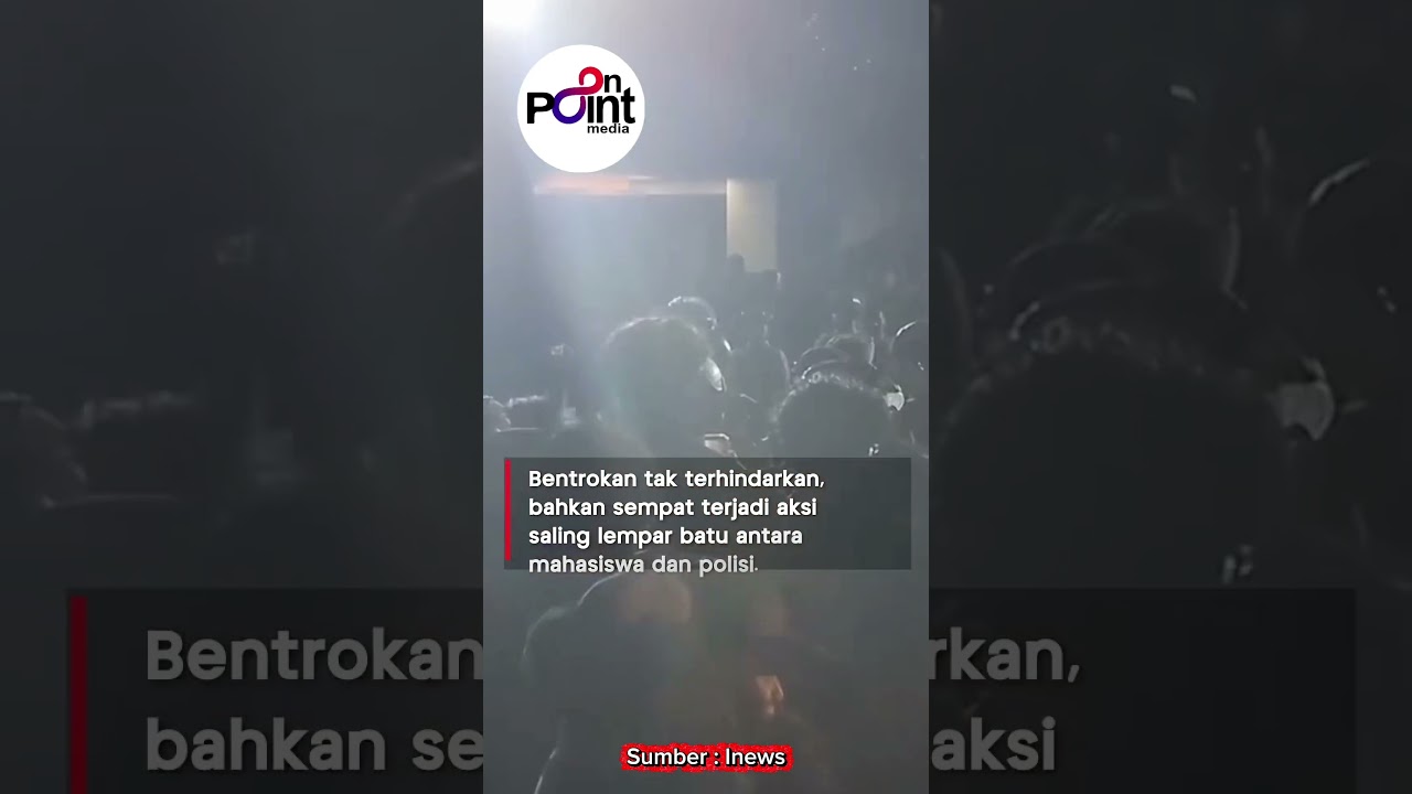 Ricuh di Mapolda DIY! Mahasiswa Jepol Pagar, Protes Kekerasan Aparat