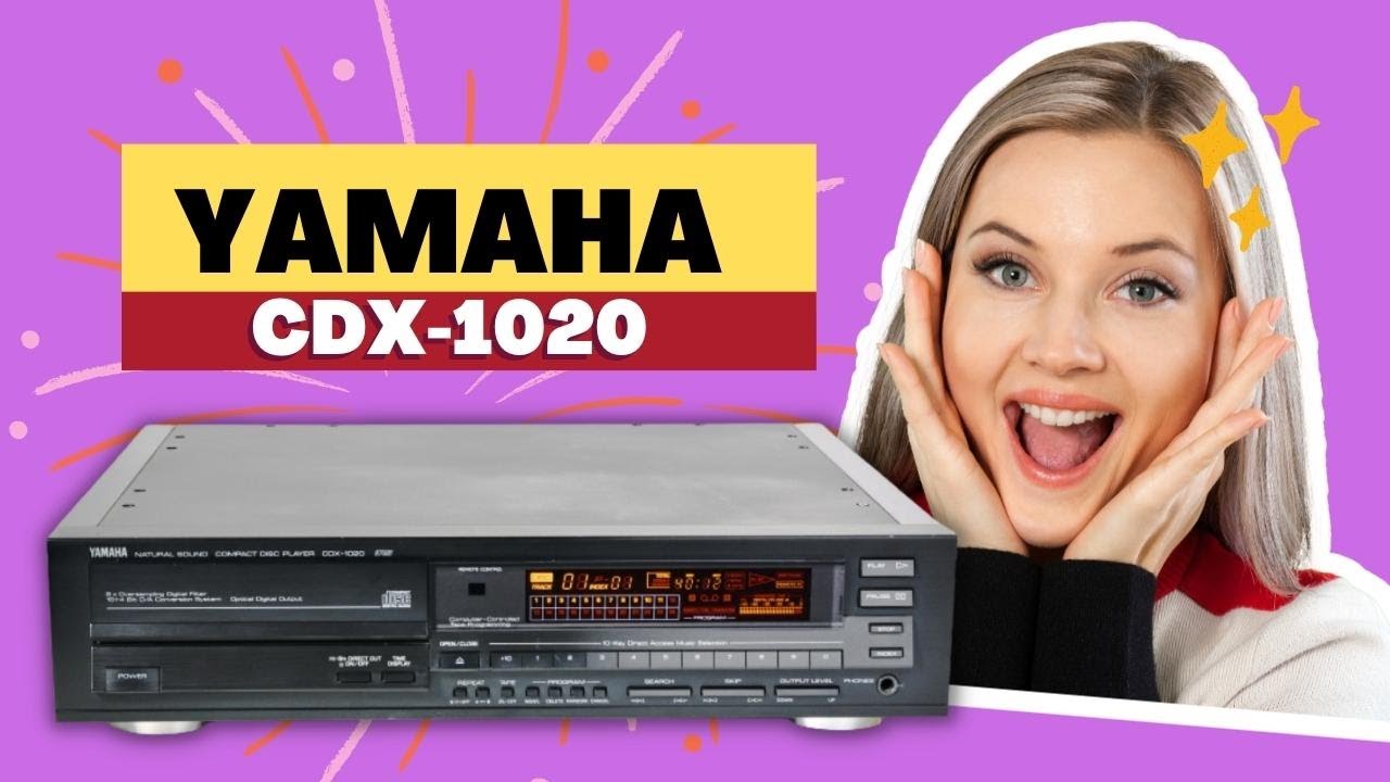 Yamaha CDX-1020RS- проигрыватель компакт-дисков с системой High Bit, создан в Японии в 1989 г