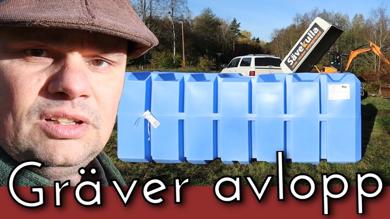 Anlägger ny avloppsanläggning med infiltrationsbädd