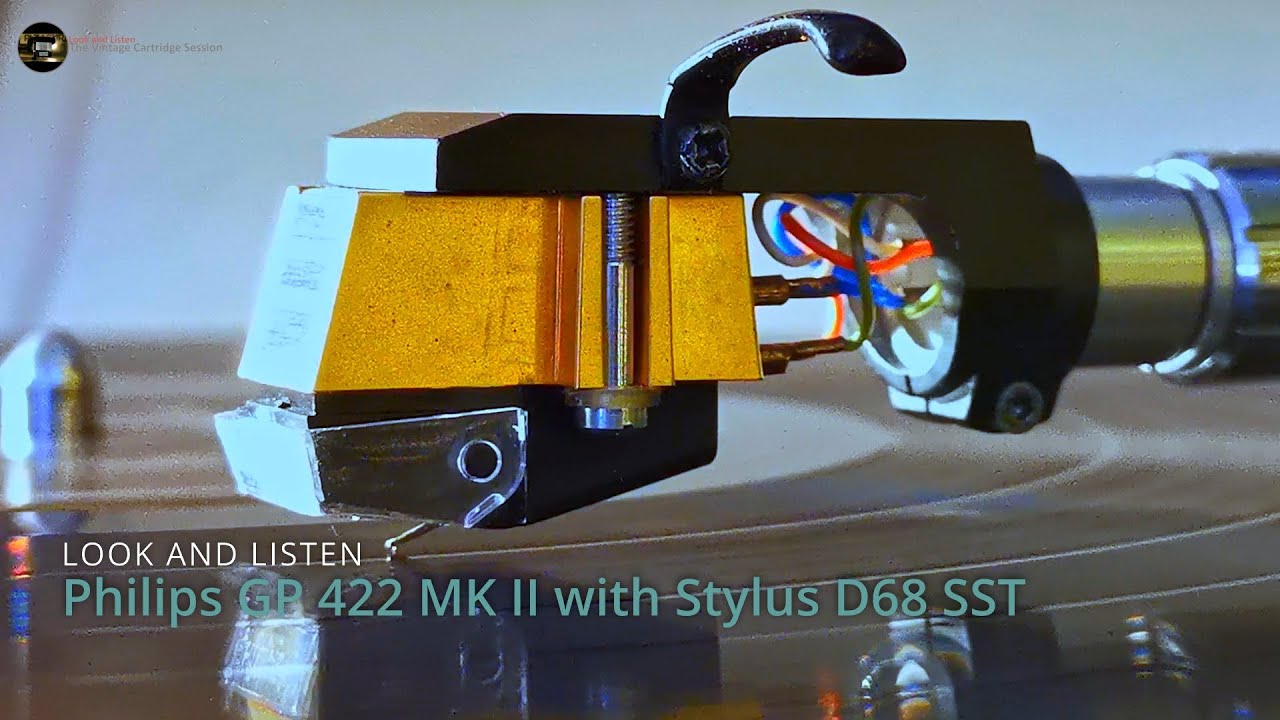 Philips GP 422 MKII - 946/D68 SST - Look and Listen - Vintage Cartridge/Tonabnehmer