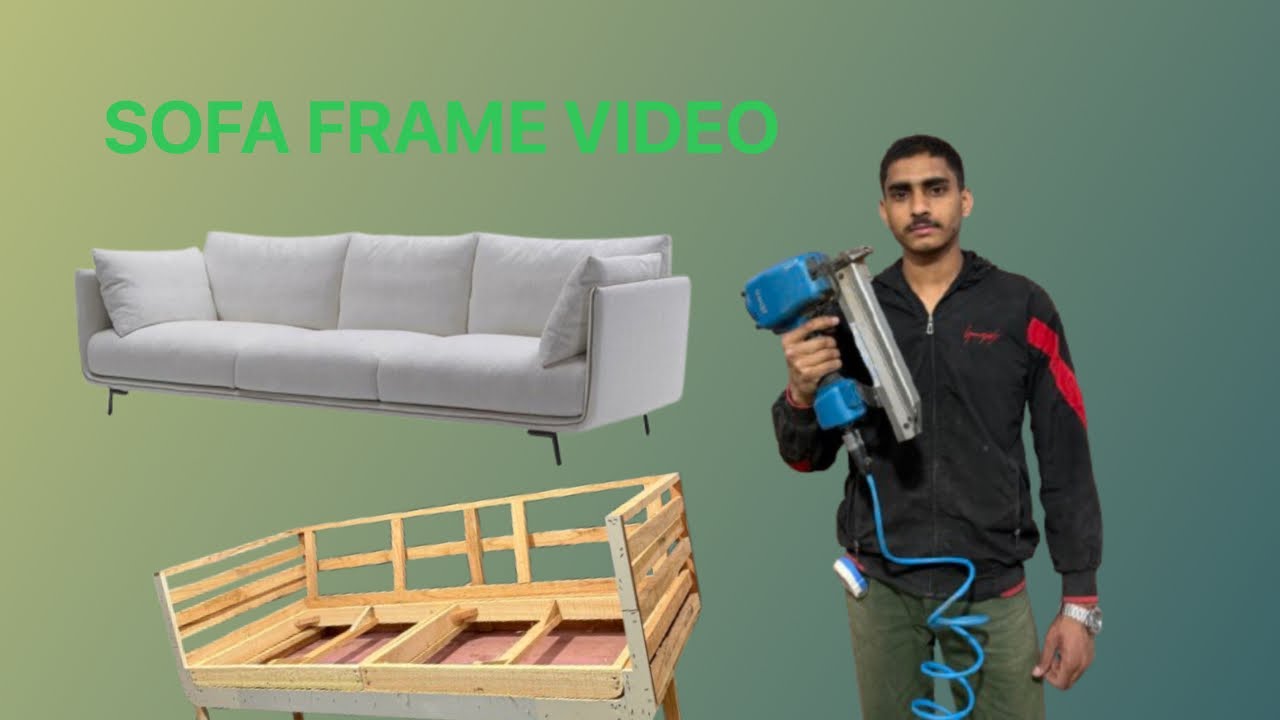 Asan Se frame kaise Bana?  Sofa frame video. Sofa structure design, ￼