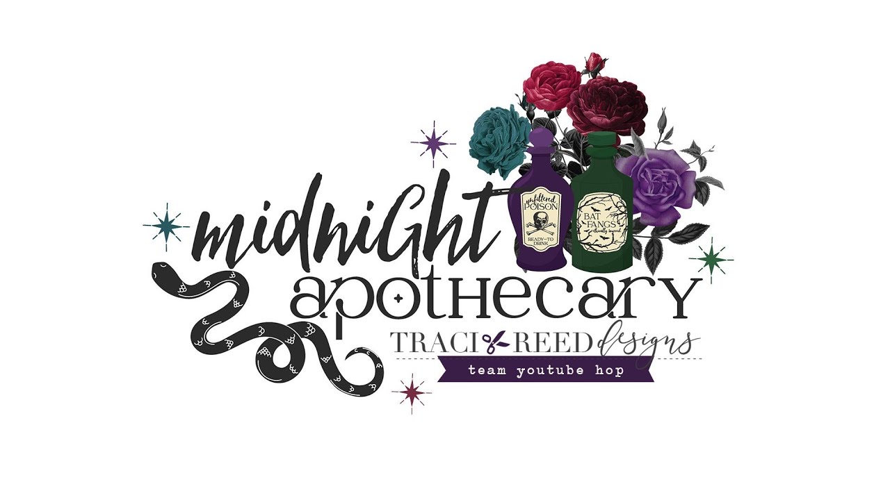 Traci Reed Designs Team Midnight Apothecary hop!