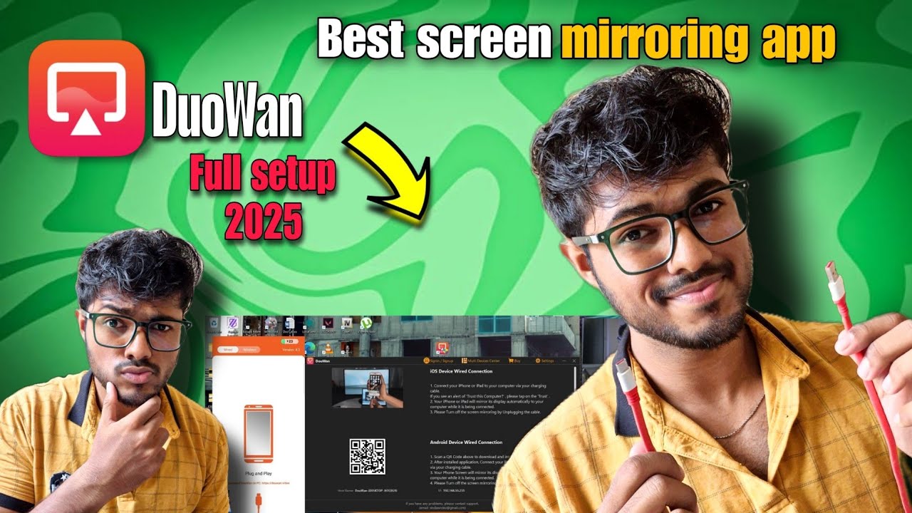 Best screen Mirroring app 🔥 | DuoWan full setup guide 2025 | 