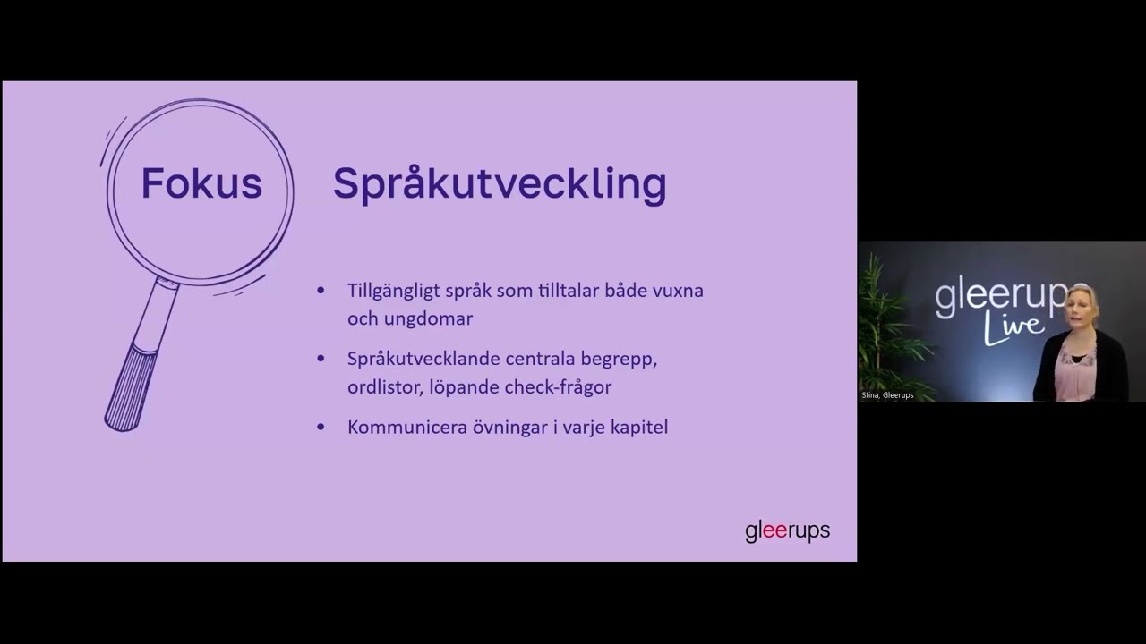 Bli redo för Gy25 med Gleerups vård och omsorg, inspelad webbträff nov 2024