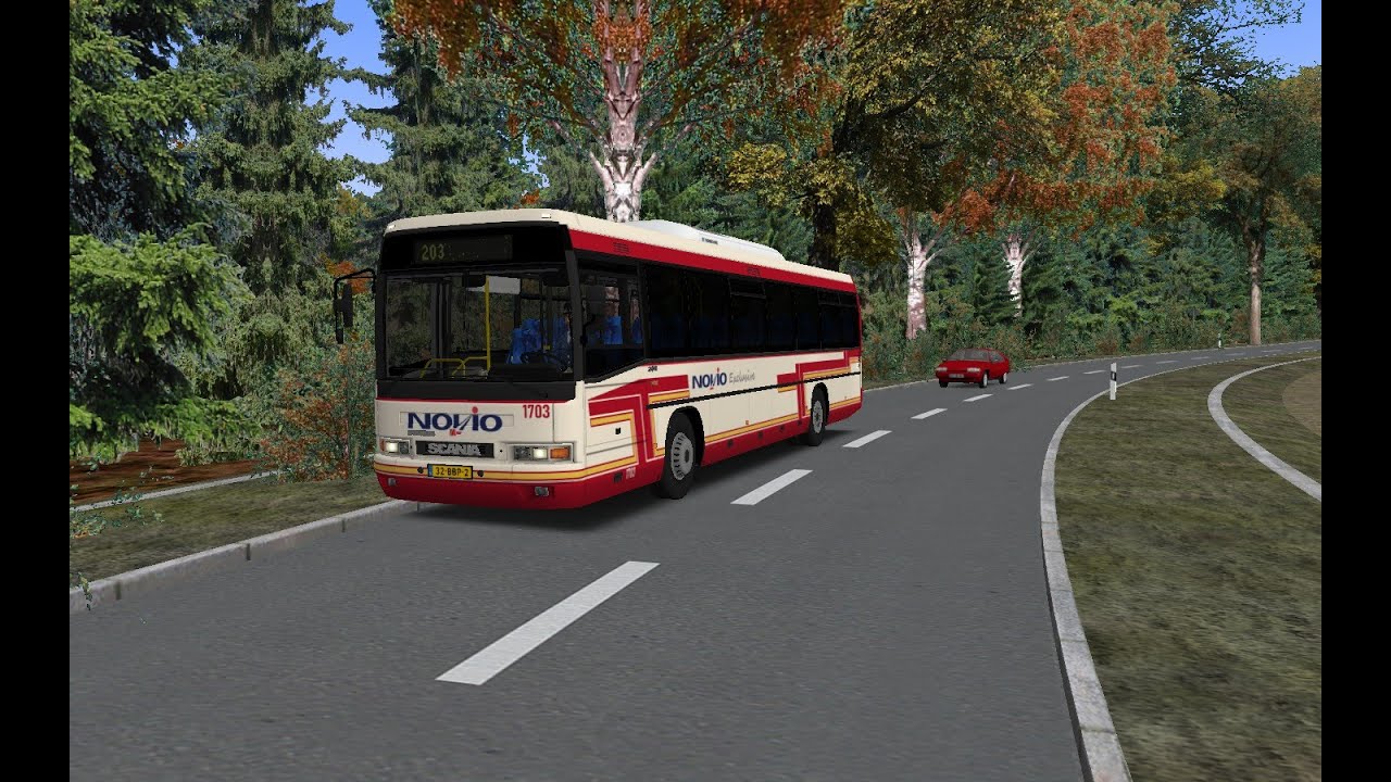 OMSI2 gameplay: Ikarus 395 - Novio 1703 - Route 203 Part 2
