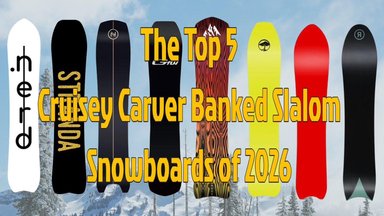 Пять лучших сноубордов Cruisey Carver для слалома в банке в 2026 году