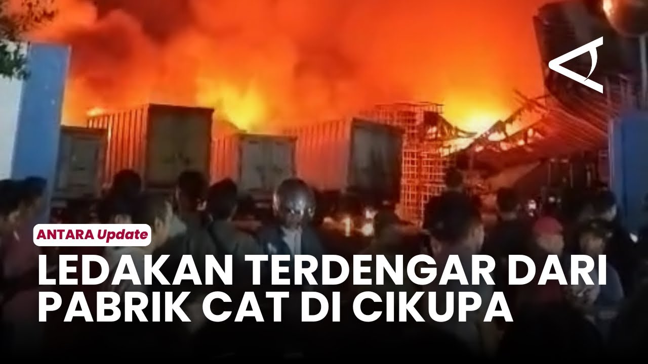 Pabrik Cat di Cikupa Tangerang Terbakar, Kerugian Ditaksir Capai Rp6 M